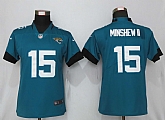 Women Nike Jacksonville Jaguars 15 Minshew ll Green Vapor Untouchable Limited Jersey,baseball caps,new era cap wholesale,wholesale hats
